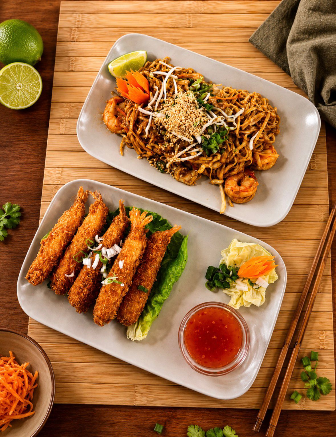 อาหารไทยปรุงสดใหม่ของ BYTHAI